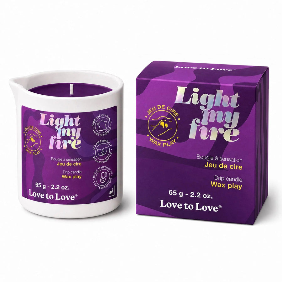 LIGHT MY FIRE - DRIP CANDLE - WAX PLAY 65G / 2.2OZ.
