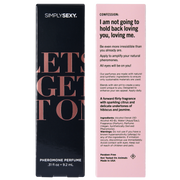 SIMPLY SEXY PHEROMONE PERFUME SPRAY - LET'S GET IT ON - 0.31 floz | 9.2mL