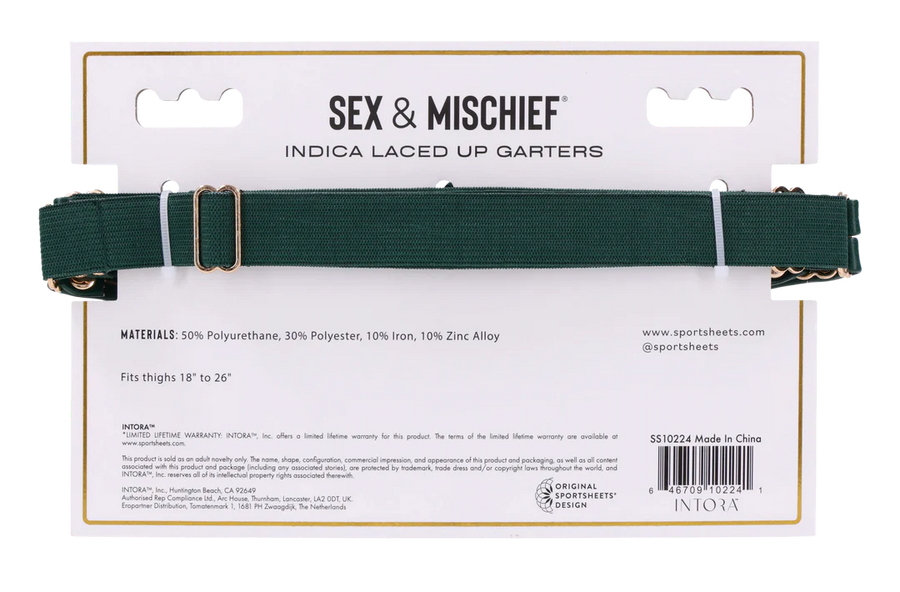 Indica Laced Up Garters