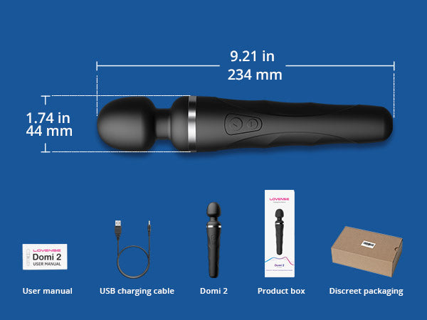 DOMI 2 PROGRAMMABLE WAND - BLACK