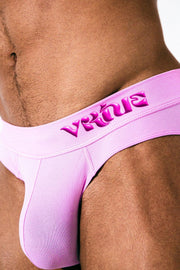 Mens Large - JockVStrap Sheer Briefs - Taffy