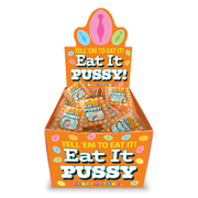 EAT IT PUSSY, INDIVIDUAL BAG OF 5, DISPLAY OF 100