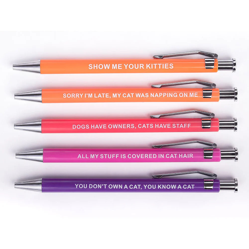 Cat People Pens - 5 pack