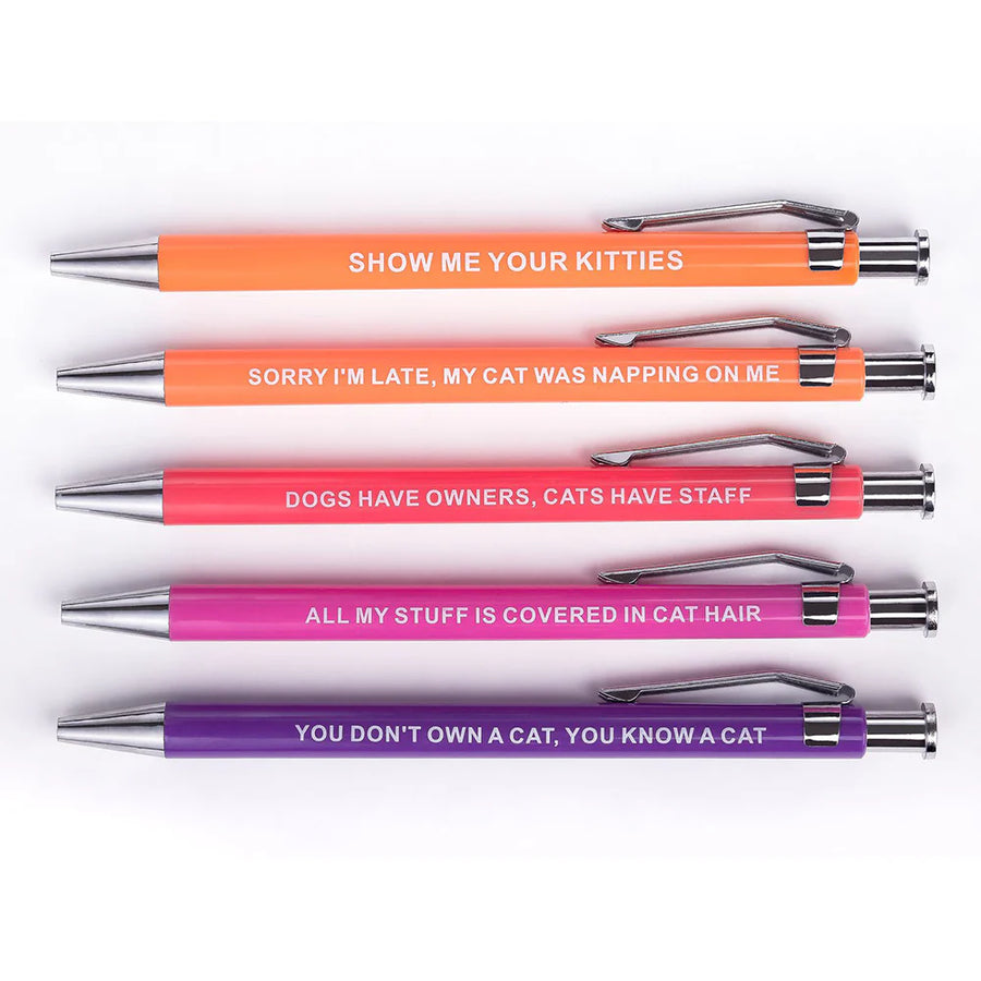 Cat People Pens - 5 pack