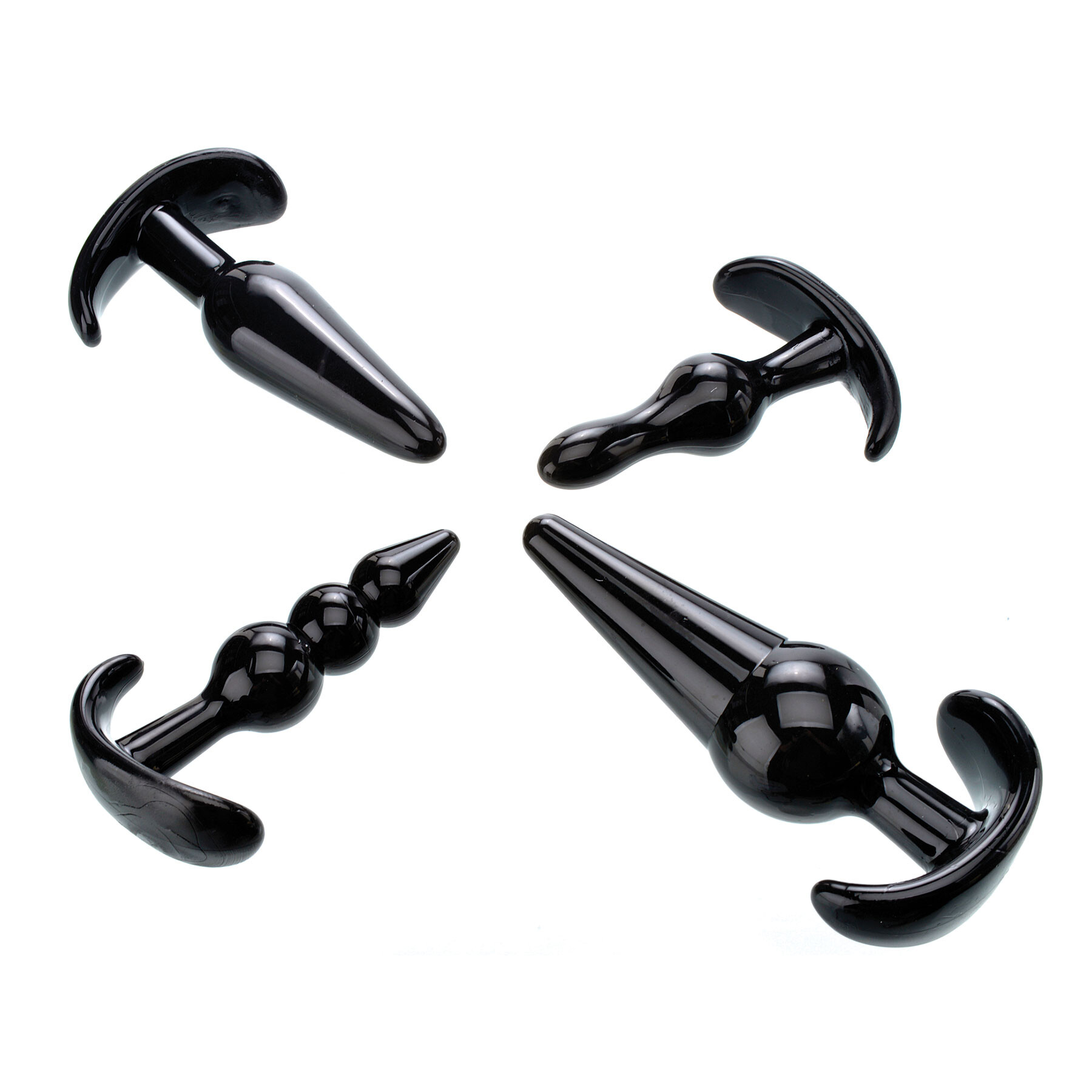 Adam & Eve 4-Piece Anal Plug Kit (Bag)