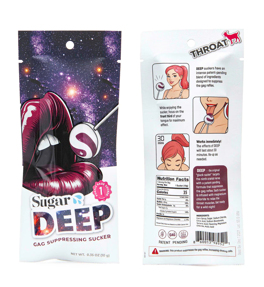 DEEP Gag Suppressing Suckers - individual packs