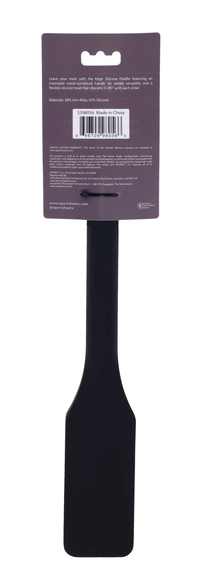 Edge CUNT Silicone Paddle