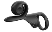 SVibe Snail JOVI couples ring, black