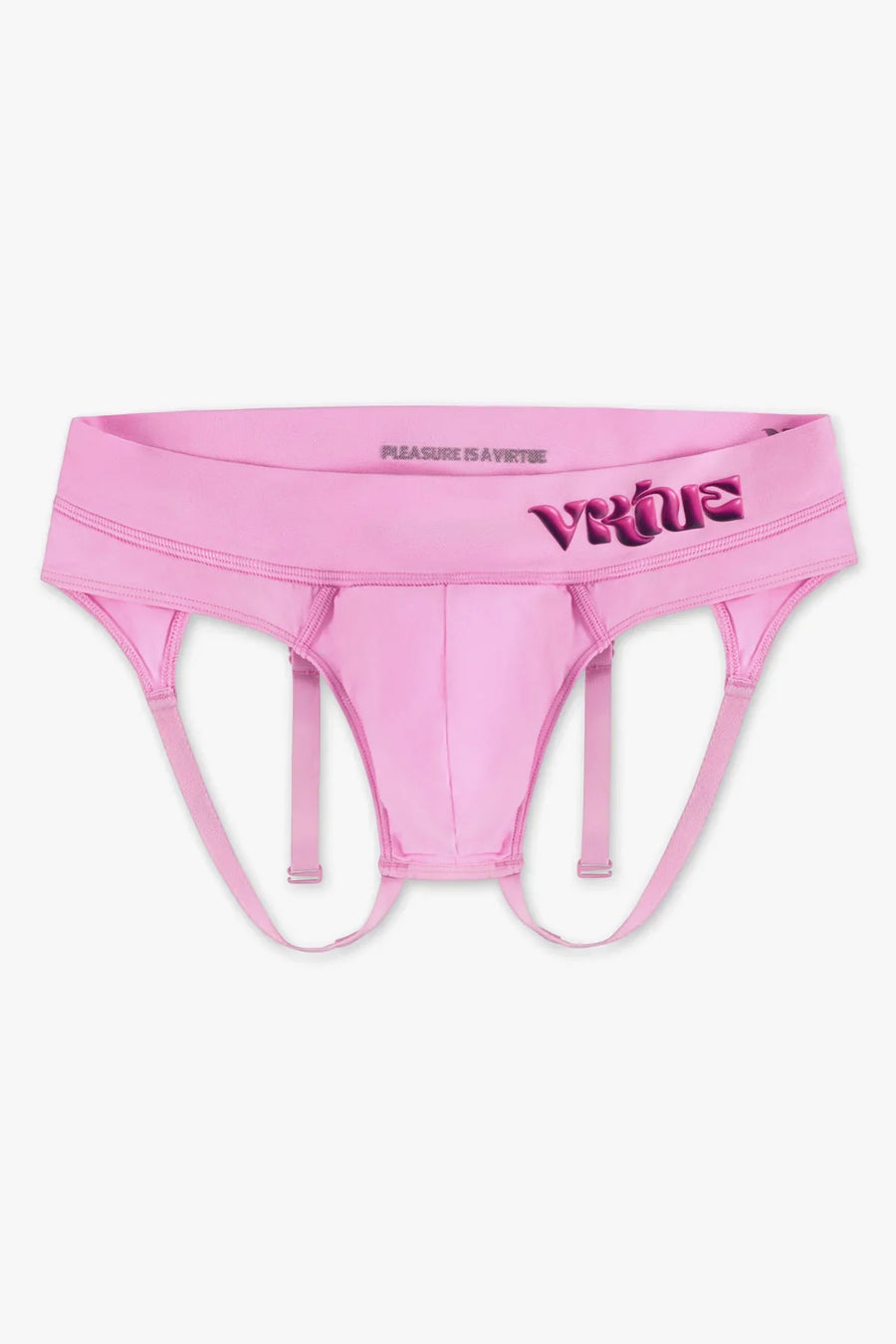 Mens Medium - JockVStrap Sheer Briefs - Taffy