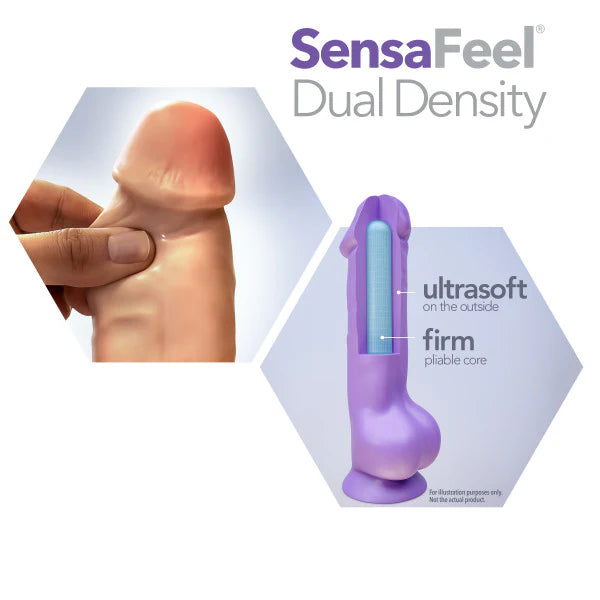 Au Naturel - 7" Sensa Feel Dildo - Beige