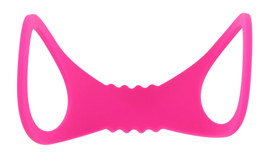 Large Hot Pink Silicone Cuffs