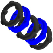 Gearheads 5-Pack Spinner Rings Blue/Black
