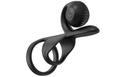 SVibe Snail JOVI couples ring, black
