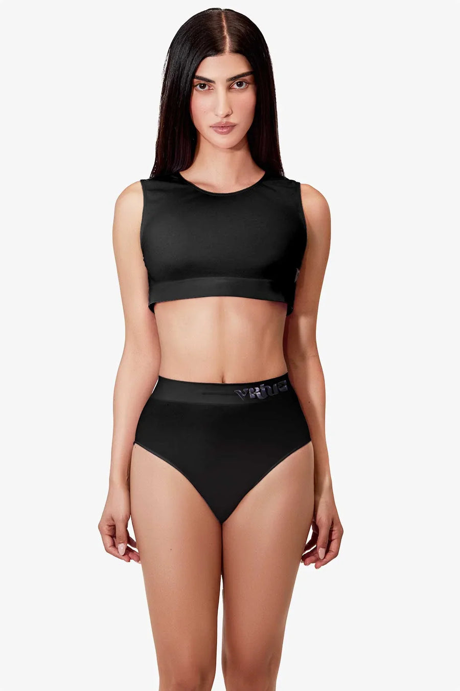 Womens Large - JockVStrap Sheer Briefs - Black