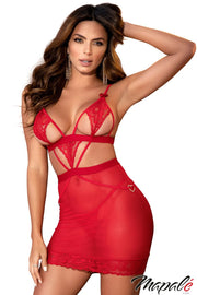 Heart Cutout Chemise