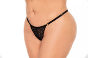 Rose Satin Babydoll