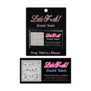 Let’s F*ck! Scratch Tickets - 8 coupons
