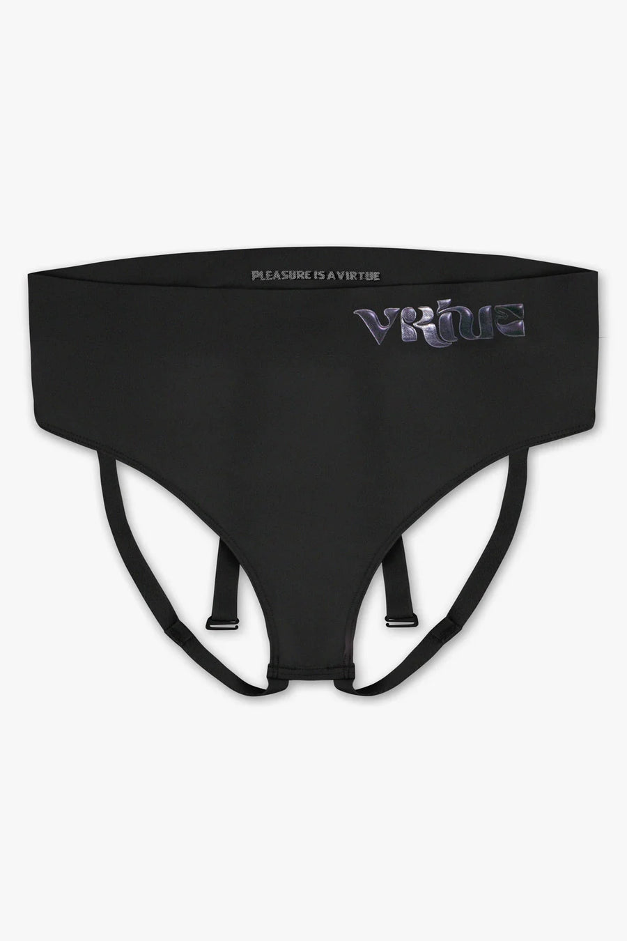 Womens Small - JockVStrap Sheer Briefs - Black