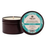 Hemp Seed 3-in-1 Massage Candle Body Surfing 6oz