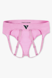 Womens Medium - JockVStrap Sheer Briefs - Taffy