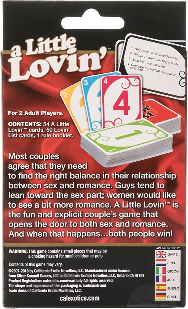 A Little Lovin Game