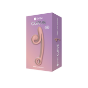 SVibe Snail CURVE vibrator, peachy pink