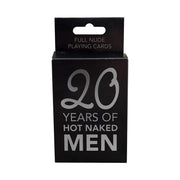 20 Years of Hot Naked Men Playing Cards