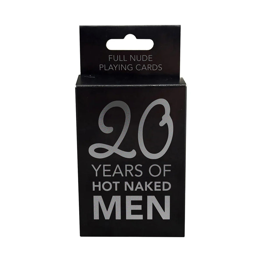 20 Years of Hot Naked Men Playing Cards