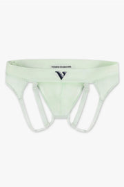 Mens Medium - JockVStrap Rib Briefs - Mint