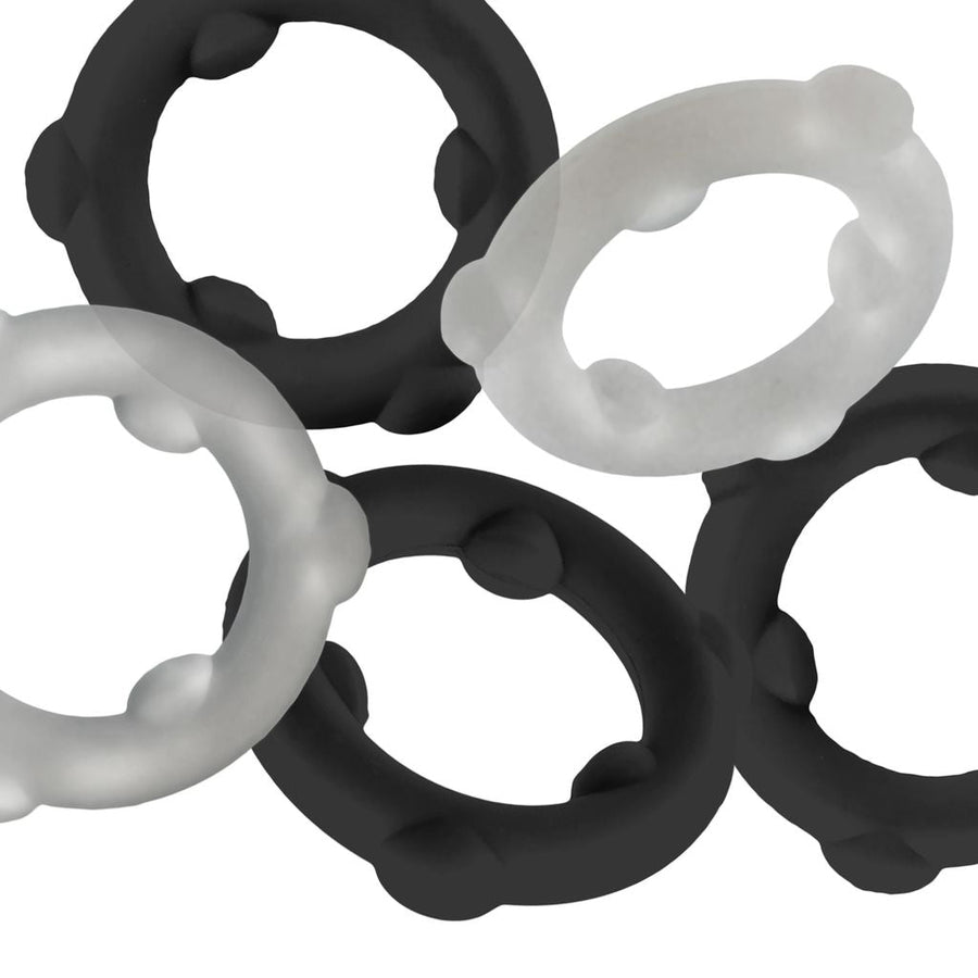 Gearheads 5-Pack Spinner Rings Black/Vapor