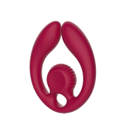 SVibe Snail GIZI Duo Couples Stimulator, burgundy