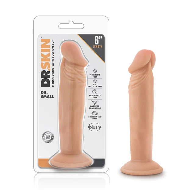 Dr Skin 6" Dildo Dr. Small - Vanilla