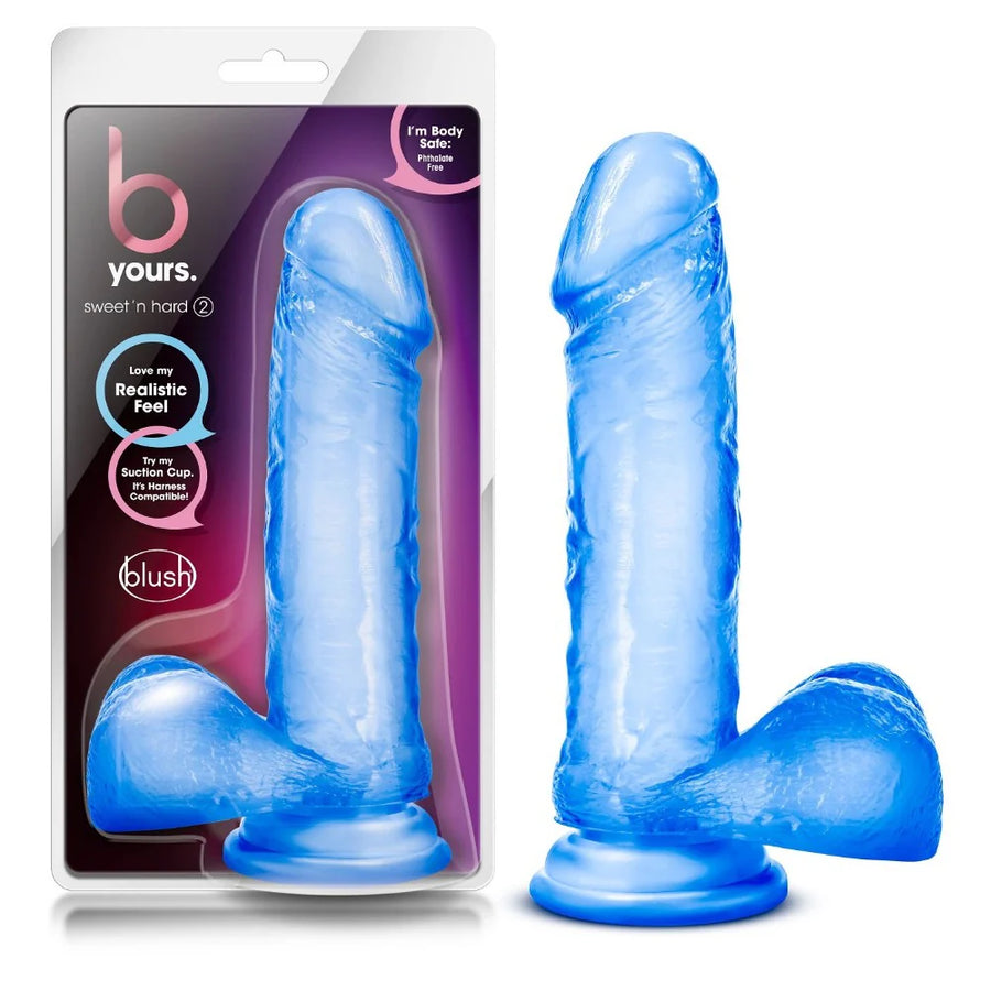 B Yours Sweet N Hard 2 - Blue 8"