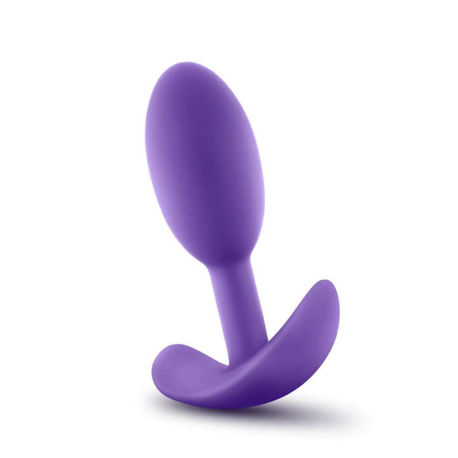 Luxe Wearable Vibra Slim Plug - Med - Purple