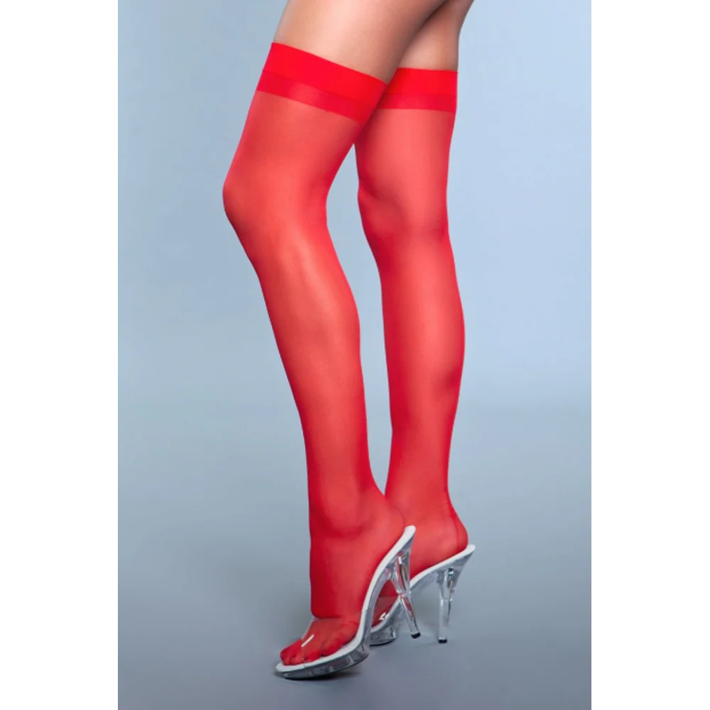 Favorite Day Thigh Highs - Red