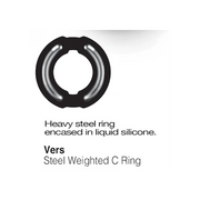 Steel Weighted Liquid Silicone C Ring