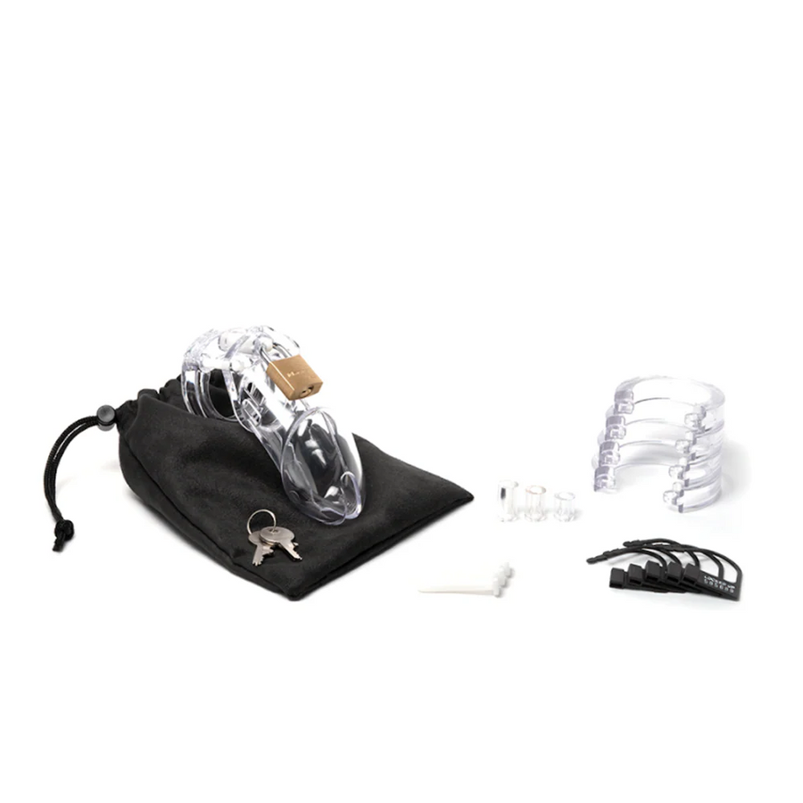 CB-6000 Cock Cage Kit - Clear