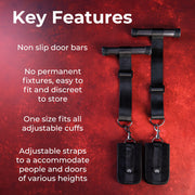 SEI MIO Doorway Control Play Cuffs