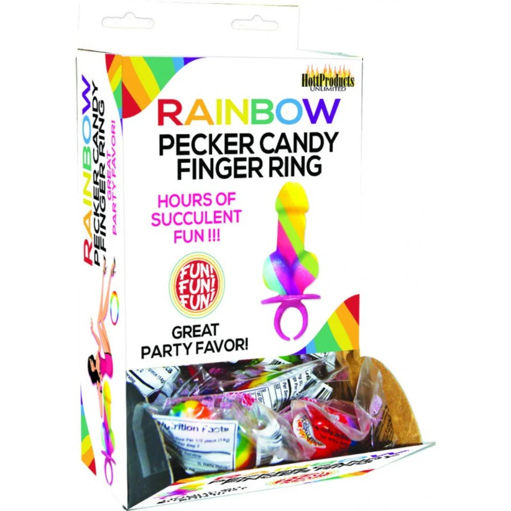 Rainbow Candy-Finger Ring