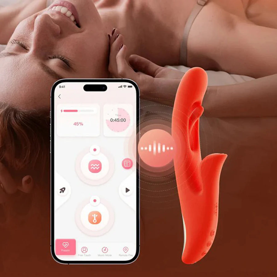 Tressa App-Enabled Flicking Rabbit Vibe