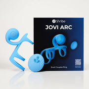 SVibe Snail JOVI Arc Couples Ring, blue haze
