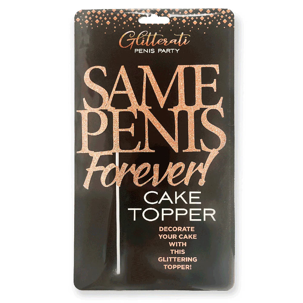 Glitterati Same Penis Forever CakeTopper