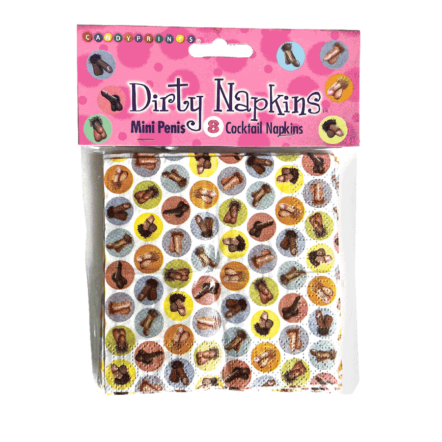 Dirty Penis Napkins 2ply - 8pc