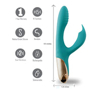 Skyler Silicone Bendable Rabbit Teal