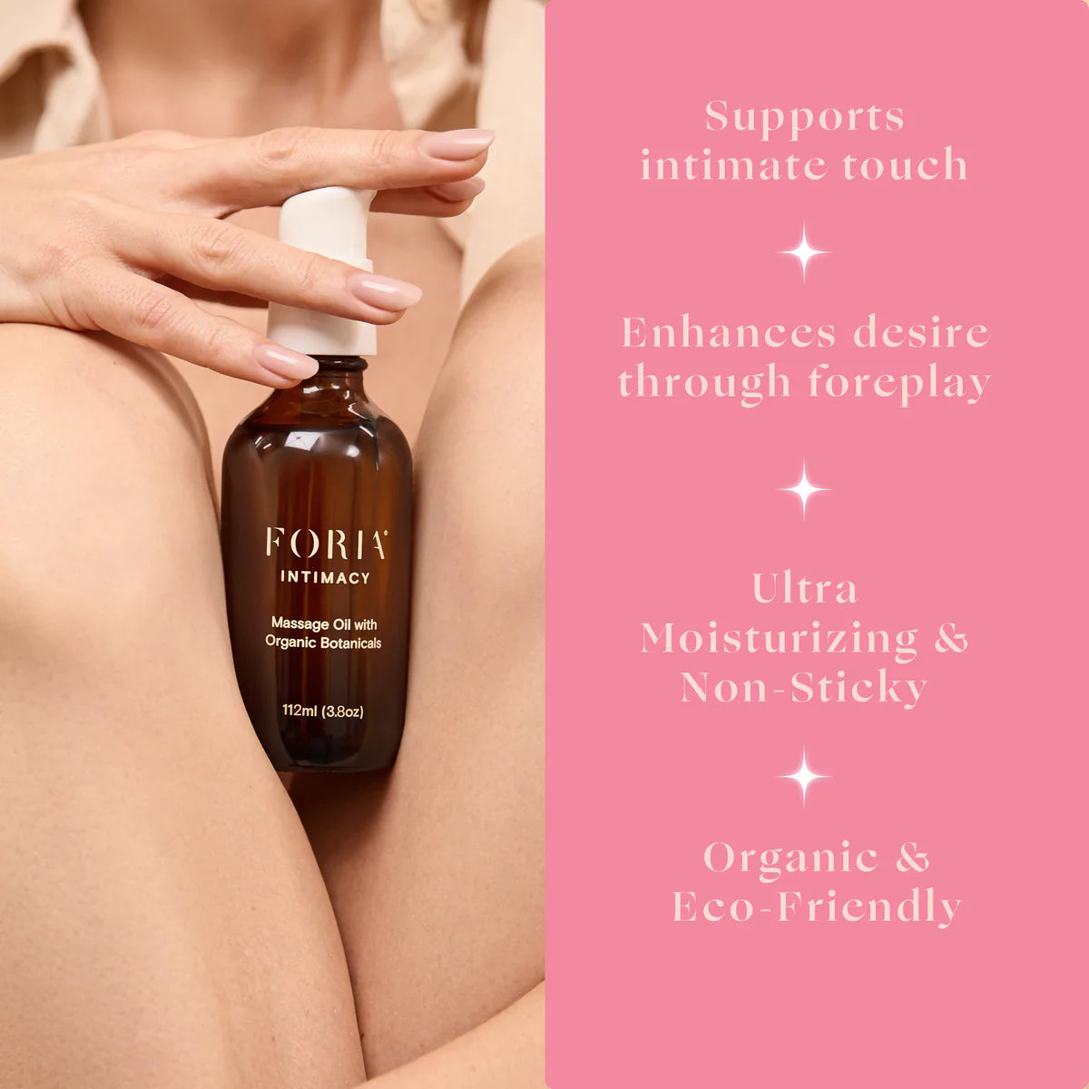 Intimacy Massage Oil with Organic Botanicals