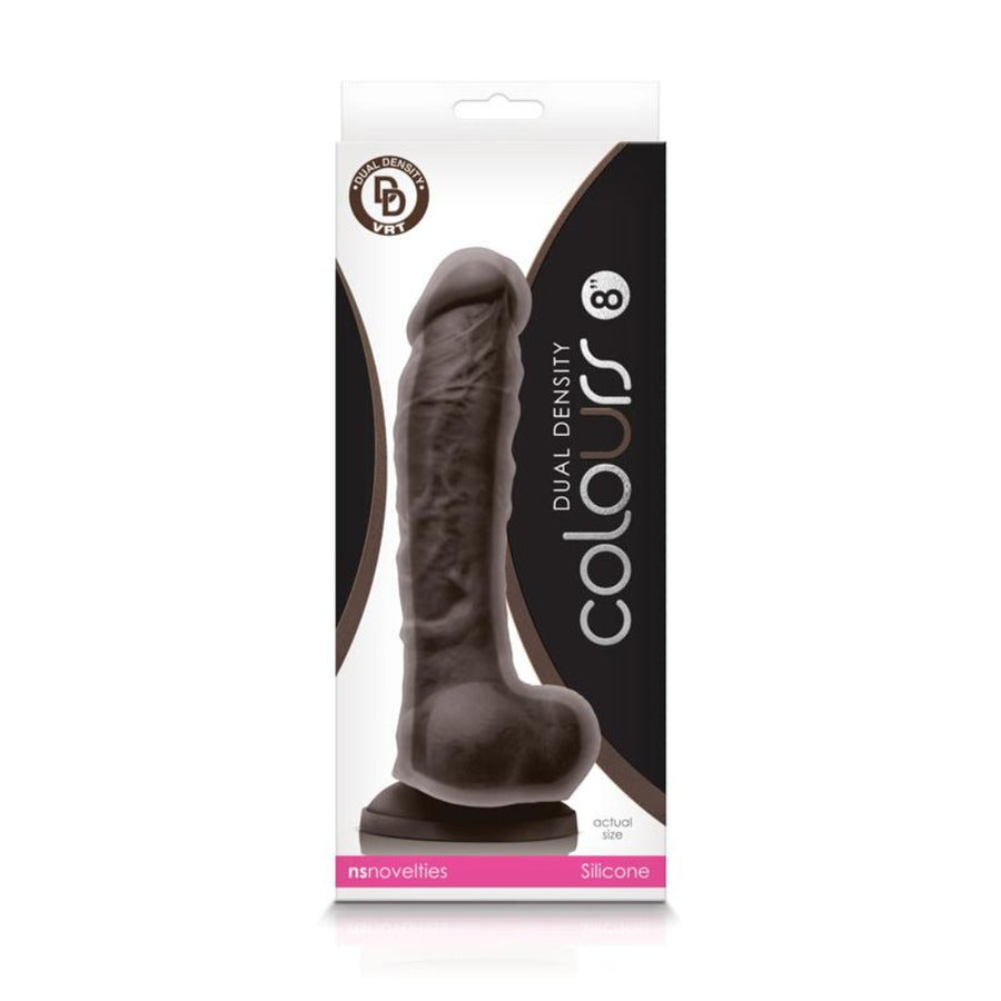 Colours Pleasures Dual Density Dildo 8"
