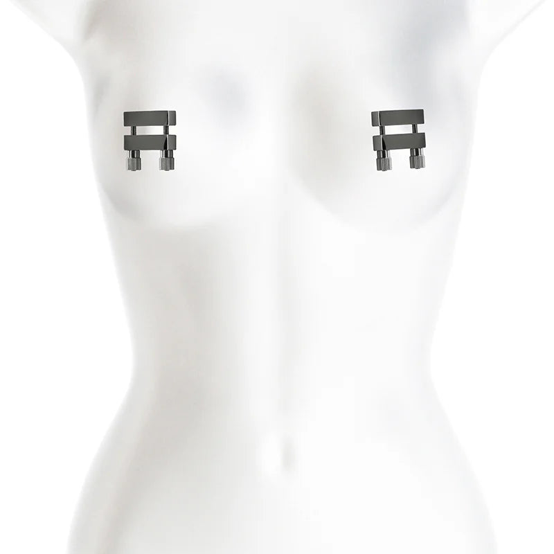 Bound Nipple Clamps - V1 - Gunmetal