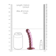 Ouch! Beaded G-Spot Dildo 5'' - Rose