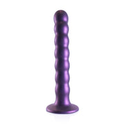 Ouch! Beaded G-Spot Dildo 6.5'' - Purple