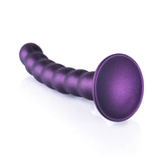 Ouch! Beaded G-Spot Dildo 6.5'' - Purple